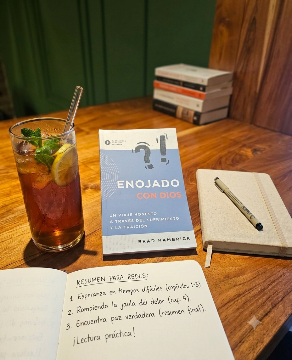 Portada del libro Enojado con Dios